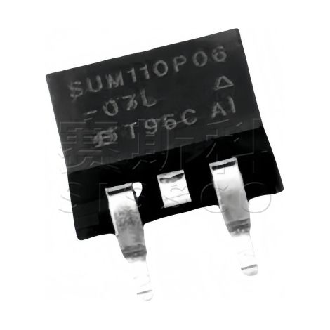 SUM110P06-07L-E3 VISHAY P-channel MOSFET in TO263 package 60 V 1 10 A (pack of 5 electronic components)