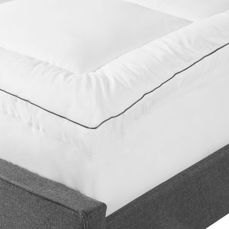 Colchón topper blanco algodón japara doble 140 x 200 cm Mulhacen (1/5)