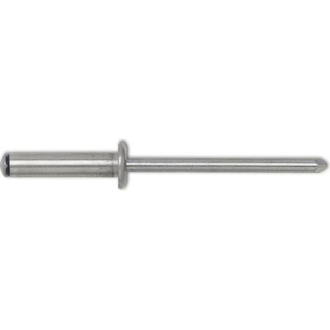 Spreizniete Flachrundkopf ø 4,0x10 mm Niete Aluminium mit Stahldorn Stahl