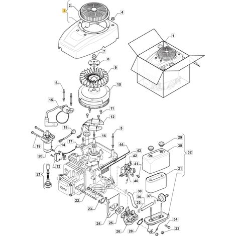 ORIGINAL STIGA Motor Ansauggitter ST 350 Rasentraktor 118551392/1