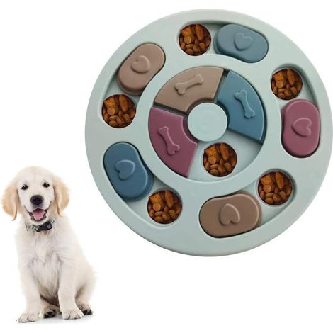 MINKUROW Puzzle Dog Slow Feeder Toy, Slow Feeder Bowl Hundespielzeug, Dog Brain Games Feeder mit Anti-Rutsch, Qi verbessern (1/5)