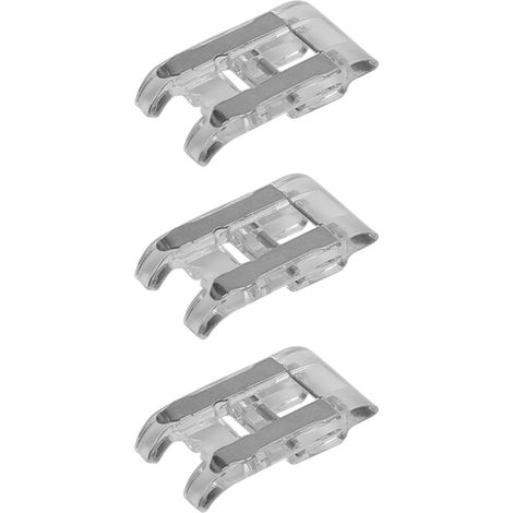 Lot de 3 pieds-de-biche résistants à l'usure et conçus pour une utilisation à long terme, pour remplacer les anciens accessoires de machine à coudre. (1/5)