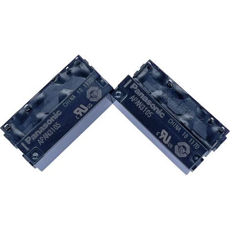 Relais Panasonic APAN3124 24VDC pour remplacer le PA1a-24V 5A de l'automate programmable Mitsubishi avec relais japonais d'origine importés.