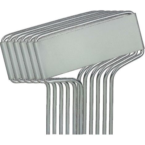 Lot de 20 étiquettes pour plantes, panneaux pour plantes, étiquettes de jardin, panneaux métalliques à insérer (1/2)