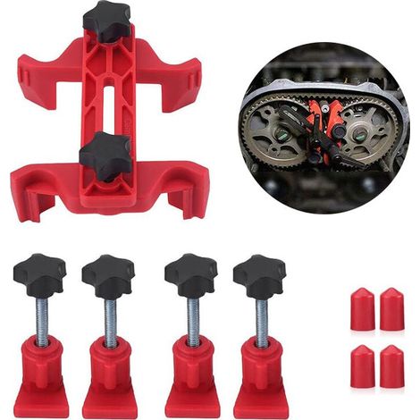 Forehill – Outil de verrouillage à came pour moteurs – Conception compacte en métal et plastique – Réduit le temps de maintenance – 1 jeu d'outils inclus (1/4)