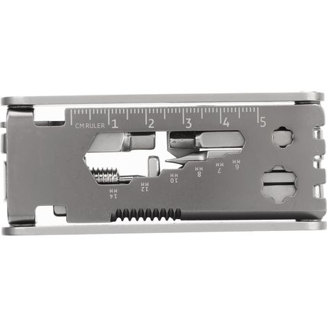 Multi-Tool Vélo 17 en 1 Acier Inoxydable, Outil de Réparation Chaîne Pliable Portable pour Cyclisme Extérieur (1/5)