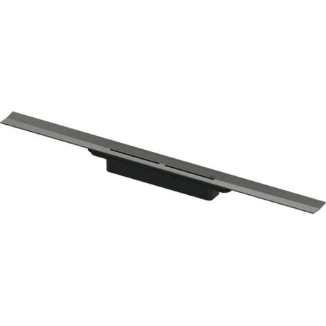 Tece TECEdrainprofile - Duschrinne 90 cm, Chrom schwarz gebürstet 670901