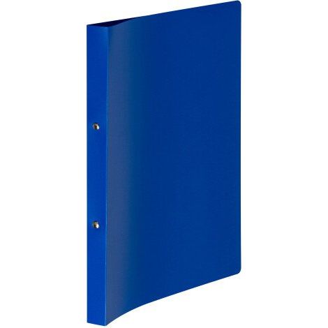 Classeur polypropylène 2 anneaux bleu