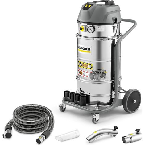 KARCHER Aspirateur Industriel IVM 40 24-2 M ACD Set 99909920 Monophase, Moteur de 2.3 kW, Cuve de 40 L en Inox, Classe de Poussiere M, Garantie 2 ans