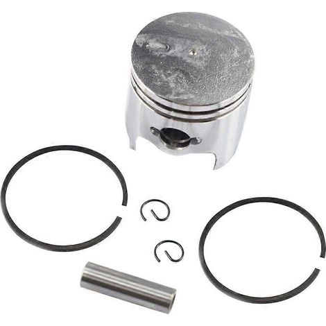 Jeu de 4 segments de piston pour tronçonneuse 2 temps type 3800 (argenté) (1/3)
