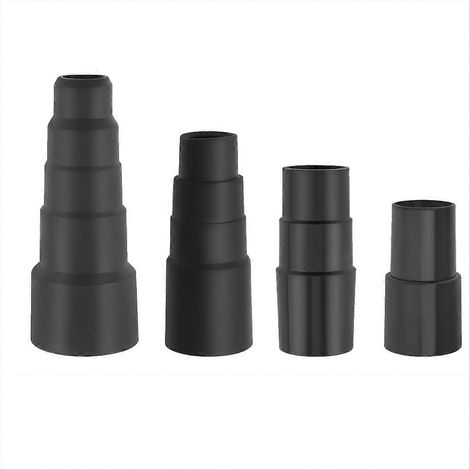 Kit de 4 adaptateurs pour tuyau d'aspirateur : adaptateur de 1 1/2 pouce à 1 3/8 pouce à 1 1/4 pouce et de 1 1/8 pouce à 1 3/8 pouce. (1/5)