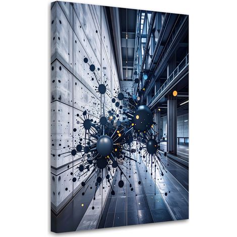 Leinwandbild Alte verlassene Fabrik 20x30 (1/5)