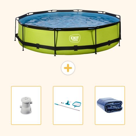 Exit-toys Piscine Exit Ronde - 360x76 cm - 4-pièces SCB93 (1/5)