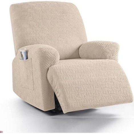 (Beige)Cover of Armchairs Relax - Non specified - Extendable - Beige - Scratch - Non-slip (1/4)