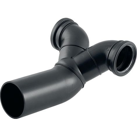 Geberit 367485161 PE Doppelanschlussbogen 90Gr gekröpft (1/5)