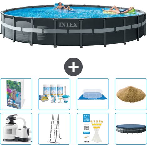 Intex Piscina Ultra XTR Rotonda - 732x132 cm - 9-pezzi  S569
