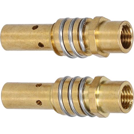 20 Stück Schweißbrenner-Kontaktdüsenhalter mit Gasverteiler für MIG/MAG-Schweißbrenner, Innengewinde 15AK (1/5)