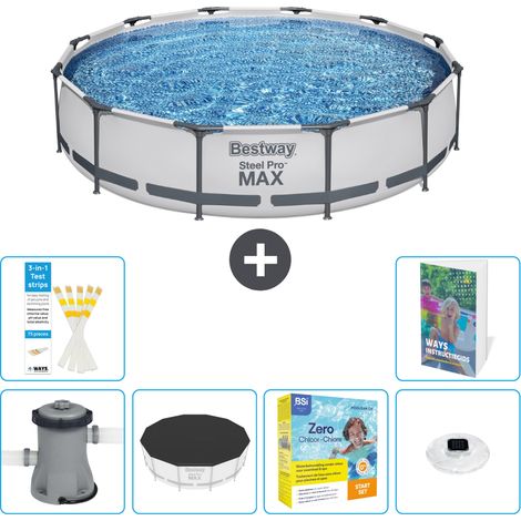 Bestway Piscina Bestway Steel Pro MAX Redonda - 366x76 cm - 7-piezas S178 (1/5)