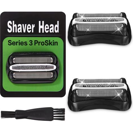 cabezales de repuesto para afeitadoras Braun Serie 3, 32B, compatibles con Braun S3 3040S, 3000S, 310S, 300S y más, cabezales de repuesto para afeitadoras Braun Serie 3, accesorios de alta calidad (1/5)