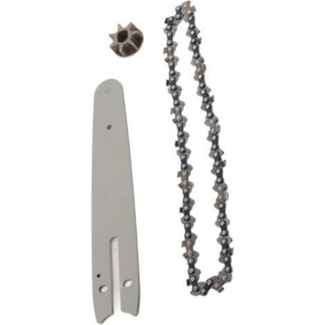 Ensemble de Guide-chaîne et Chaîne 186mm pour Scie à Branches Électrique Portable Mini Scie à Chaîne - (1/5)