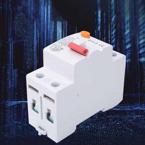 Disjoncteur différentiel 2P protection fuite matériel électrique 25A/40A/63A 230VAC (1/5)