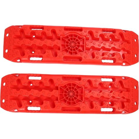All-Terrain Traction Boards for Snow, Mud, Sand – HDPE Recovery Tire Traction Mat with Anti-Slip Teeth and Ergonomic Handles – Emergency Aid (1/5)