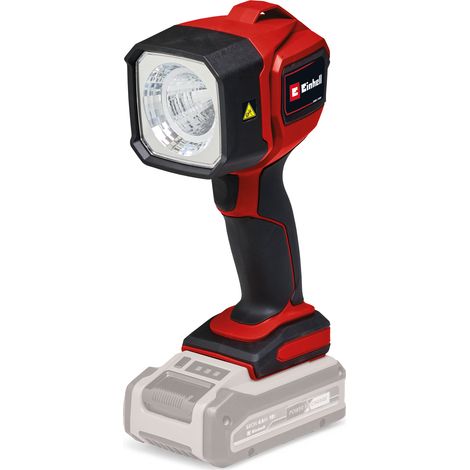 Einhell Lampe sans fil TC-CL 18/350 Li-Solo PXC (18 V, LED 350 lm, 7 000 K, portée de 30 m, tête lumineuse orientable) Livré sans Batterie ni Chargeur