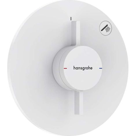 Hansgrohe DuoTurn S - Grifo de ducha empotrado, blanco mate 75618700 (1/2)