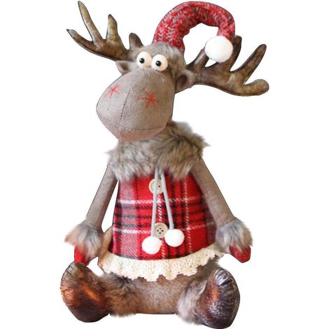 Décorations de Noël : Adorables poupées élan créatives pour sapin de Noël (1/2)