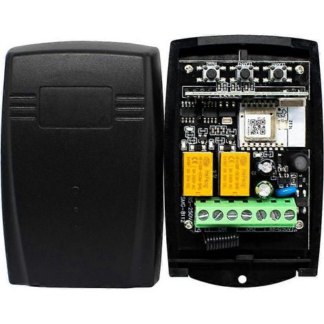 Tuya ZIGBEE 220V 85-250V Universal-Garagentoröffner, 433 MHz 2-Kanal-Empfänger, fester Rolling-Code-Controller. Funktioniert einwandfrei. (1/5)