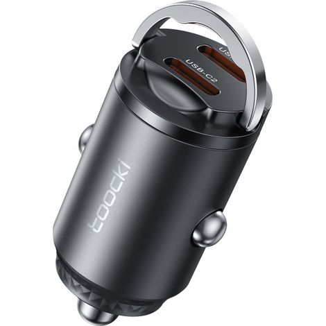 Caricabatterie da auto TOOCKI USB tipo C x 2, 2 x 45W Pd PPS (1/5)