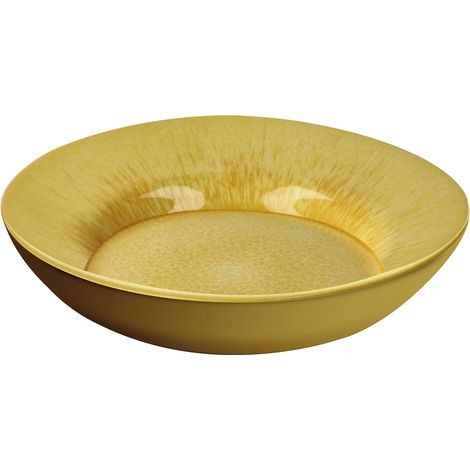 Ad Trend Piatto Fondo Melamina D 22 Cm H 5 Cm Giallo