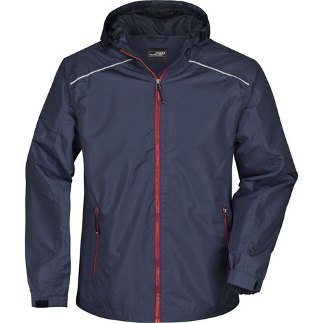 James & Nicholson Sportliche, funktionale Outdoorjacke Herren JN1118 Gr. 3XL navy/red (1/5)