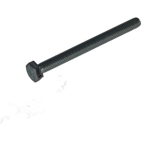 Vis métaux Tête hexagonale TH M6X55 Classe 8.8 Acier zingué