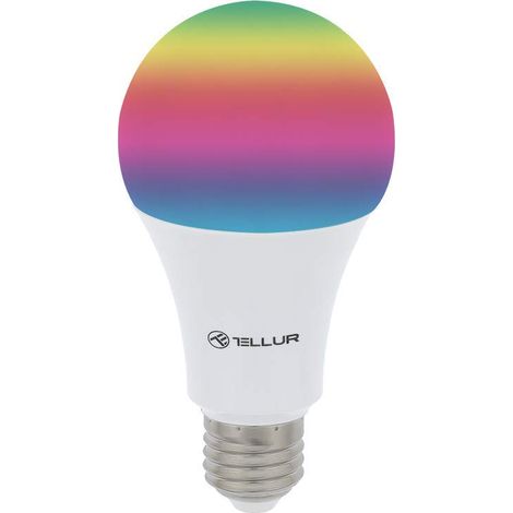 Ampoule LED RGB Smart Wifi, App pour Smartphone, Compatible avec Alexa et Google Assistant, 100 W équivalent 100 W, Blanc/Chaud/RGB, 1000Lm, Régulateur d'intensité, E27 (1/5)