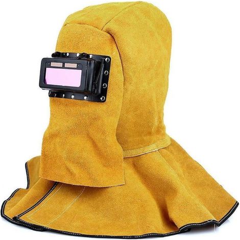 Masque de soudage Protection des yeux Casque de soudage professionnel Masque de soudage (jaune) (1/4)