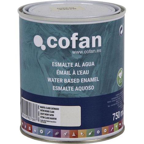 Esmalte Al Agua (750 Ml) Marfil Claro Satinado