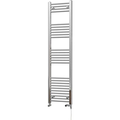 Zennor - Chrome Dual Fuel Towel Rail H1600mm x W400mm Standard (1/3)