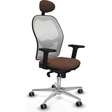 Piqueras-y-crespo Chaise Ergonomique Moderne Blanc Bureau (1/3)