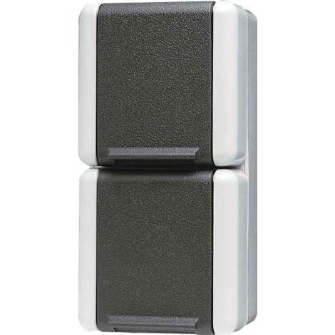 JUNG 822 W PRISE DE COURANT SCHUKO 2 VOIES 822W