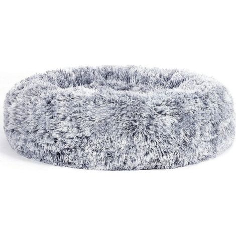 Cama para perro cama para gato tela de felpa 60 cm gris 120001217 (1/4)