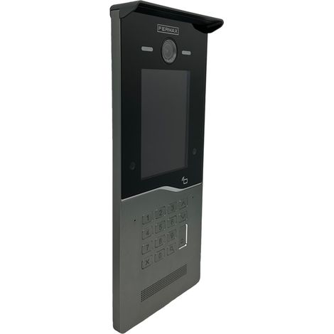 Visera cora de aluminio anodizado para placas S6 y S8, protección contra agentes externos.