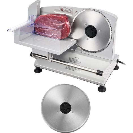 Cortadora de carne Vevor, cortadora eléctrica de 180 W con cuchilla afilada de 170 mm, cortadora de carne para uso doméstico. (1/2)