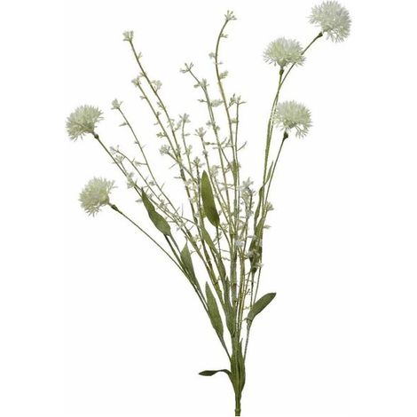 Mazzo de margaritas artificiales crema 60 cm