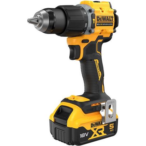 Dewalt DCD799P2 18v XR Brushless Compact Combi Hammer Drill - 2 x 5.0ah Battery (1/5)
