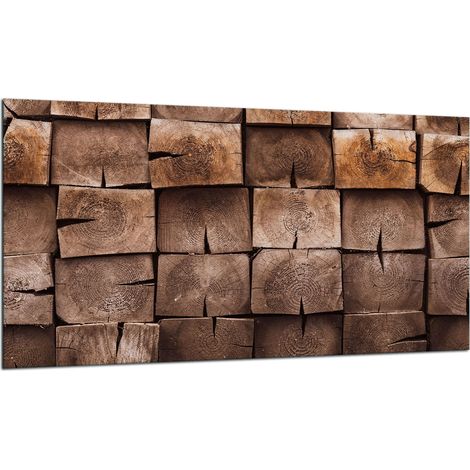 PLAQUE DE PROTECTION EN VERRE POUR POÊLE 90x52 BOIS (1/5)