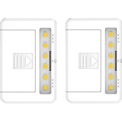 Orion91 - PACK 2 LUZ LED MAGNETICA APERTURA PUERTAS CAJONES CON PILAS INCLUIDAS 4xAAA Orion91 Pro BL.2
