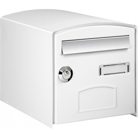 Caja de buzón de techo simple cara blanca Ref 124759