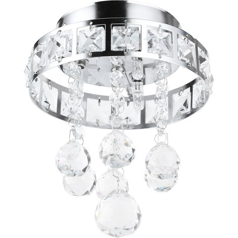 Plafonnier G4 en cristal, lampe d'intérieur pour salon/salle à manger, décoration 12V (1/5)