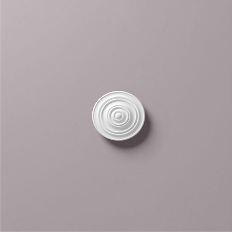 Rosetón NMC R14 ARSTYL Noel Marquet Elemento decorativo diseño atemporal clásico blanco diámetro 34 cm (1/3)